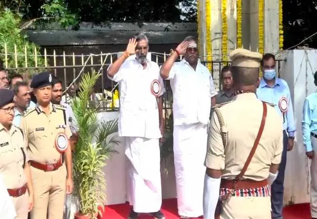 The day Puducherry formally joined India... Honored at the memorial by the government!